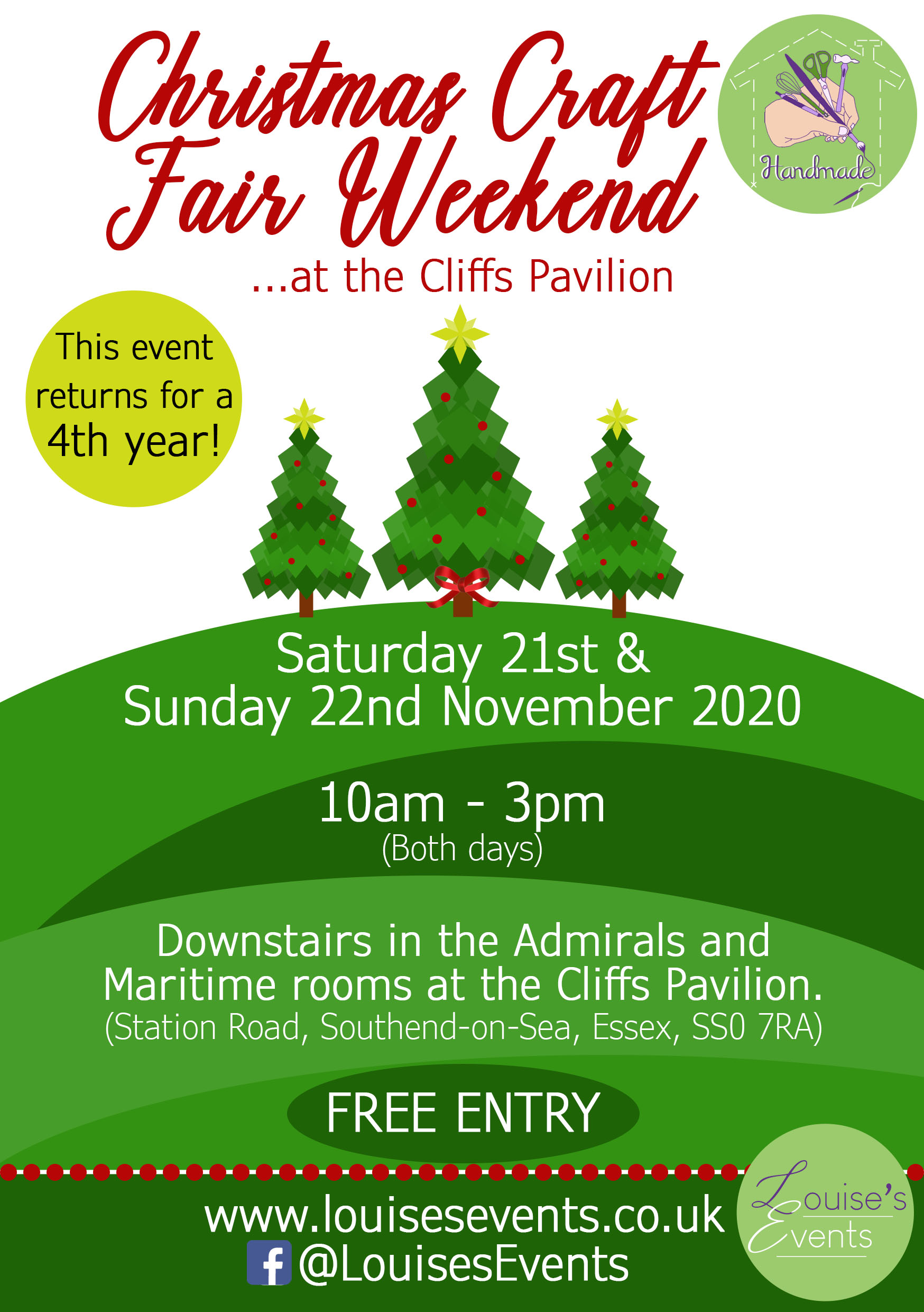 Download Christmas Craft Fair Weekend By Louise S Events On 21 November At 10 00 PSD Mockup Templates